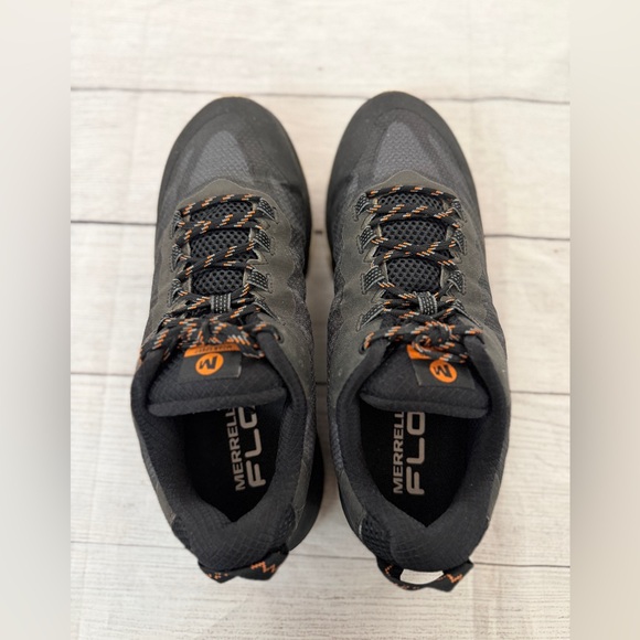Merrell Men\'s MOAB Speed sz 10.5 Black and Orange Athletic Shoes Vibram soles main image 4